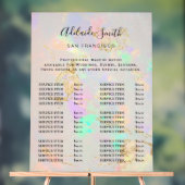 Preisliste für Weißopal Acrylschild (Neutral)