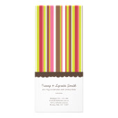 Preisliste für Whimsisches Bäckerei Werbekarte (Hinten)