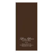 Preisliste für Whimsisches Bäckerei Werbekarte (Hinten)