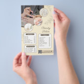 Preisliste Nagelstudio | Maniküre Pediküre Flyer (Handgriff)