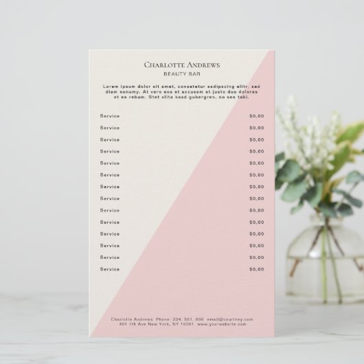 Preislisten-Flyer (Stehend Vorderseite)