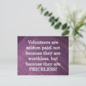 Preislose Freiwillige Postkarte (Stehend Vorderseite)