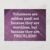 Preislose Freiwillige Postkarte (Vorderseite)