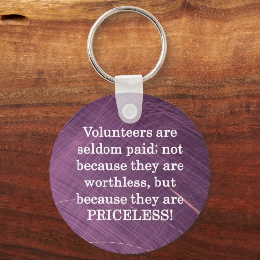 Preislose Freiwillige Schlüsselanhänger (Vorderseite)