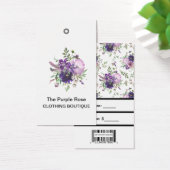 Preismarken für benutzerdefinierte violette Blumen (Schreibtisch)