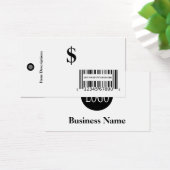 Preismarken mit Barcode-Tag des Einzelhandels (Schreibtisch)