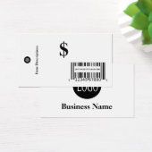 Preismarken mit Barcode-Tag des Einzelhandels (Schreibtisch)