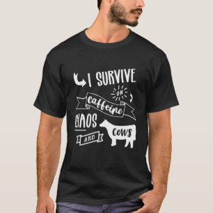 Preisrind Kalbin Rindvieh Kuh Vieh Ausstellung Mut T-Shirt