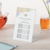 Preisschild für Imitate Folie Bienenstock Sockelschild (In SItu)