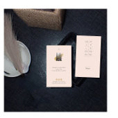 Preisschild für moderne Blush-Logos mit Größenüber