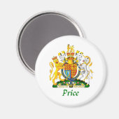 Preisschild Großbritanniens Magnet (Vorderseite/Rückseite)