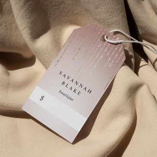 Preisschilder für Blush Rain Geschenkanhänger