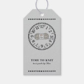 Preisschilder für handgefertigte Stricks Geschenkanhänger (Vorderseite)