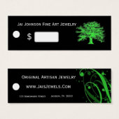 Preisschilder für Live Green Merchandise (Vorne & Hinten)