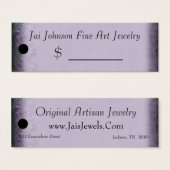 Preisschilder für Waren (Lavendel) (Vorne & Hinten)