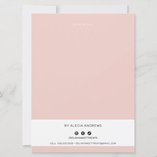 PREISSERVICE LIST Zuckerguss Tropfen Sprinklen rot Einladung (Rückseite)