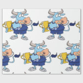 Preisträger Bull Geschenkpapier (Flach)