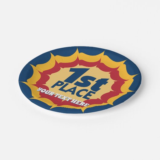 Preisträger für den ersten Platz Pappteller (Schrägansicht)