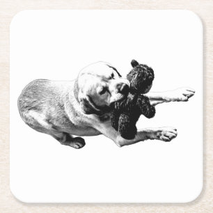 Preisträger Rechteckiger Pappuntersetzer