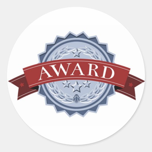 Preisträgermedaille Runder Aufkleber (Vorderseite)