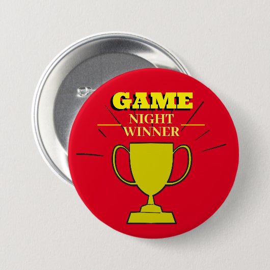 Preisverleihung des Game Night Gewinner des Button (Vorne & Hinten)
