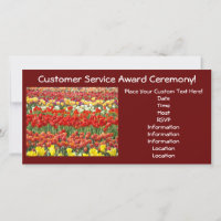 Preisverleihung Einladung Karten Tulips