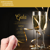 Preisverleihung für die Acrylic Clear Corporate Ga Acryleinladungen