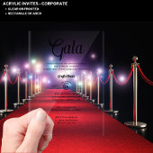 Preisverleihung für die Acrylic Clear Corporate Ga Acryleinladungen