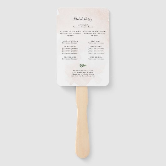 Preisverleihung für Peony and Gold Floral Fächer (Rückseite)