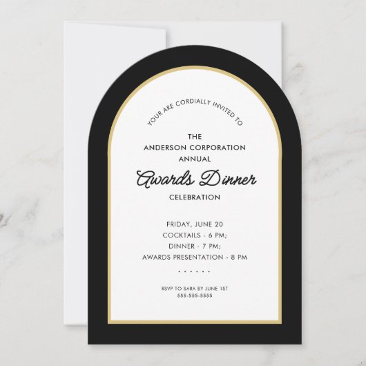 Preisverleihungsbörse Einladung (Vorderseite)