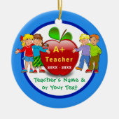 preiswerte 2 Sided Teacher Ornamente Personalisier (Vorne)