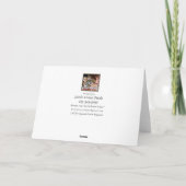 Preiswerte Blue 45-th Wedding Anniversary Cards Karte (Rückseite)