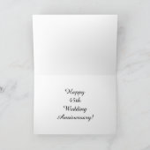 Preiswerte Blue 45-th Wedding Anniversary Cards Karte (Innenseite)