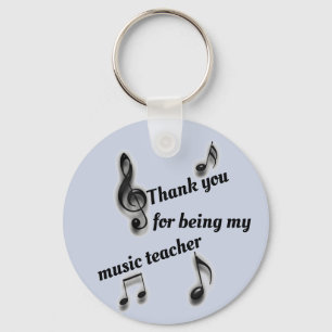 Preiswerte Dankeschön-Musiklehrer-Würdigung Schlüsselanhänger
