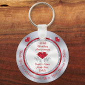 Preiswerte Gastgeschenke zum 40. Jubiläum Schlüsselanhänger (Vorderseite)