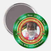 Preiswerte Weihnachtsgeschenke für Kirchenmitglied Magnet (Vorderseite/Rückseite)