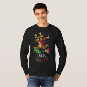 PREK Squad Dabbing Rentier Weihnachtslehrer T-Shirt (Vorne ganz)