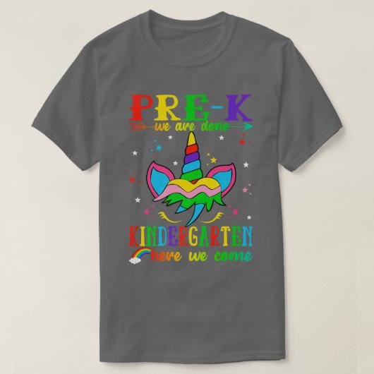 PreK Wir sind Kindergarten hier kommen wir Niedlic T-Shirt (Design vorne)