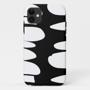 Prekärer schwarzer u. weißer iPhone Kasten Case-Mate iPhone Hülle