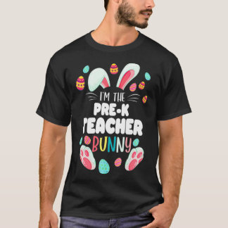 Prekindergarten Lehrerin Bunny Hoppy Ostertag T-Shirt