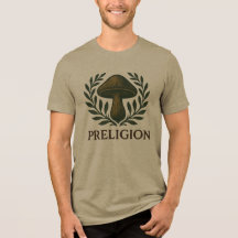 PRELIGION braunes T-Shirt mit braunem Preligion-Lo