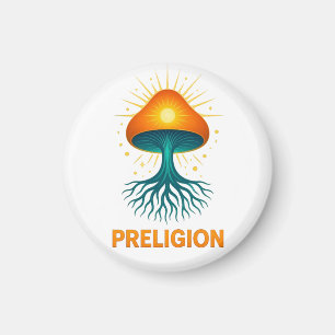 Preligion - Pilz-Logo Magnet