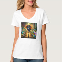 PRELIGION weißes T-Shirt mit Zora Run Preligion