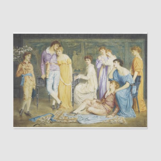 Prelude von Johann Sebastian Bach Seidenpapier (Vorderseite)