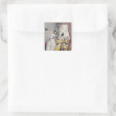 Prelude, von 'Journal des Femmes', 1830-48 Quadratischer Aufkleber (Tasche)