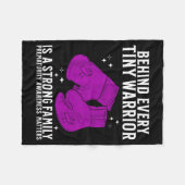 Prematurity Awareness For Nicu Parents Nicu Awaren Fleecedecke (Vorderseite (Horizontal))