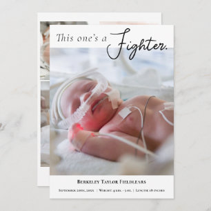 Premie Foto Baby Ankündigung