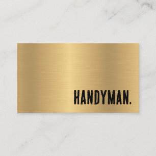 Premier Imitats Gold Handyman Visitenkarte