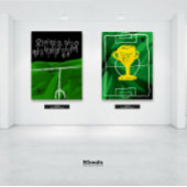 Premier League #2 #Abstract #Sport #Football #UEFA Leinwanddruck