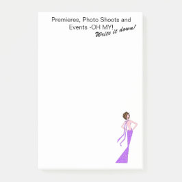 Premiere, Foto Shoots & Events! DIVA Post-it Klebezettel